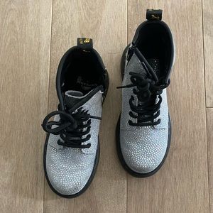 Dr. Martens Kids Iridescent Sparkle Boot Size US 13